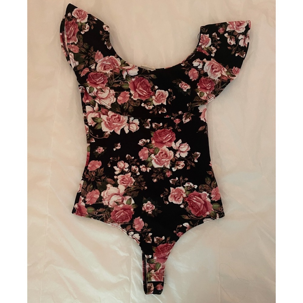 Coverstitched Off Shoulder Bodysuit